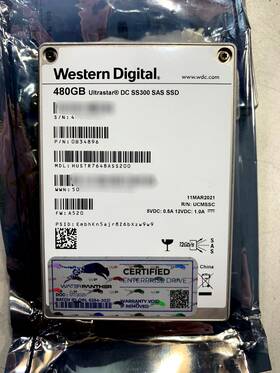 0b34896 Western Digital Wd Ultrastar Dc Ss300 480gb Sas 12g Ssd 2.5 Hgst Ise