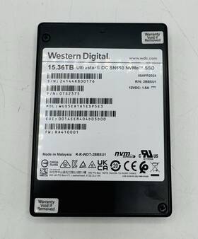 Wus5ea1a1esp5e3 Western Digital 0ts2375 Wd Ultrastar Dc Sn650 15.36tb Pcie 4.0 Nvme 2.5ftft U.3 Ssd