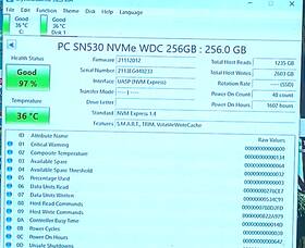 Sdbptpz-256g-1012 Western Digital 0wr90f Pc Sn530 256gb M.2 2230 Nvme Pcie Internal Ssd
