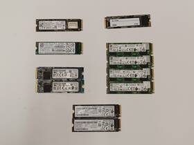 2210s Western Digital Lot Of 11 Mixed Models/brands Nvme 512 Gb Ssd M.2 2280 Gen3 X 4 80mm