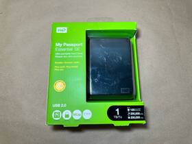 Western Digital 718037772615 New Wd My Passport Essential Se 1 Tb Usb 2.0 Portable External Hard Drive Black