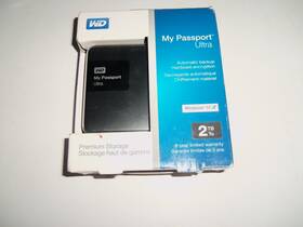 Western Digital 718037825021 Wd My Passport Ultra 2tb Portable Hard Drive Black New