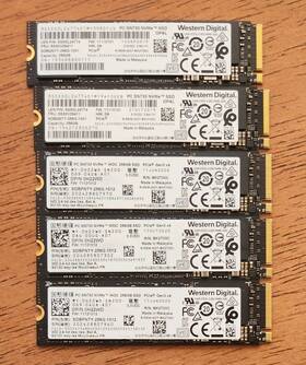 Dbpnty-256g-1012 Western Digital 5x Lot Wd Black Sn730 Sn220 Nvme Pcie M.2 Ssd Solid State Drive 256gb 2280