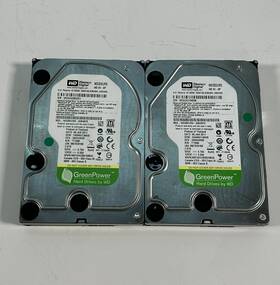 Western Digital Wd20eurs-63s40y0 2tb Sata Greenpower Internal Hdd Lot Of 2