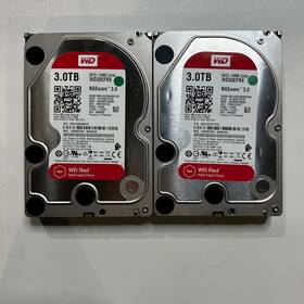 Wd30efax Western Digital Wd Red 3.0tb Sata 3.5 Hard Disk Drive Lot Of 2