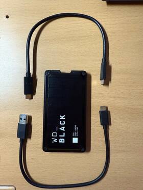 Wdbawy5000abk-wesn Western Digital Used Wd Black P50 500gb Usb-c External Ssd