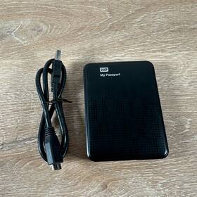 Wdbbep0010bbk-01 Western Digital My Passport 1tb External Hard Drive With Cord