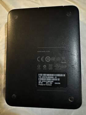 Wdbgpu0010bbk-0b Western Digital My Passport 1tb Portable External Hdd No Cords