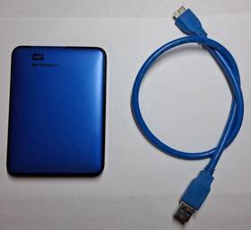Wdbkxh5000abl-01 Western Digital Wd My Passport Portable Hard Drive 500gb Usb 3.0 Blue
