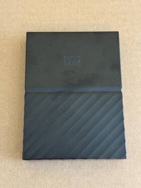 Wdbtnn0010bbk-0b Western Digital Wd My Passport 1tb External Usb Hdd Hard Drive Storage Memory Reformatted