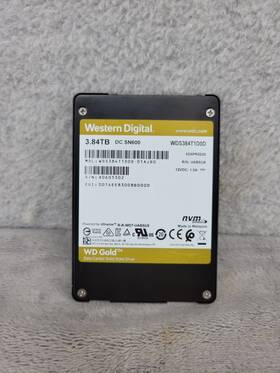 Wds384t1d0d Western Digital 3.84tb Dc Sn600 Wd Gold Black