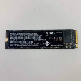 Wds500g3xoc-oosjgo Western Digital 2280mm Black Sn750 500gb M.2 Nvme Gen 3.0 X 4 Ssd