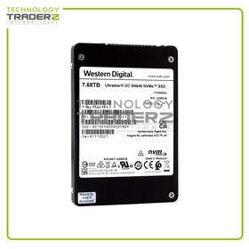 Wus4bb076d7p3e3 Western Digital Ultrastar Dc Sn640 7.68tb Nvme U.2 2.5 Inch Ssd