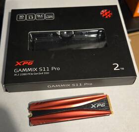 Agammixs11p-2tt-c Xpg Gammix 2tb S11 Pro 3d Nand Pcie Nvme Gen3x4 M.2 2280 Ssd