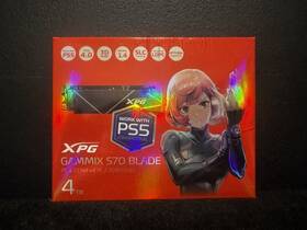 Agammixs70b-4t-cs Xpg Gammix S70 Blade 4tb Ssd Gen 4 M.2 2280 With Pre Installed Heatsink