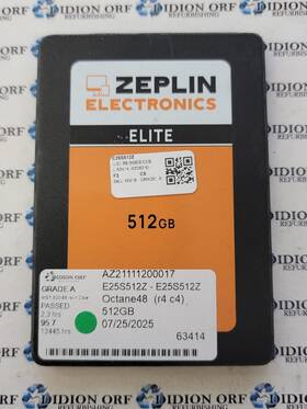 E25s512z Zeplin Elite 512gb 2.5 Inch Sata Ssd Grade A Sku 19319