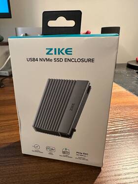 Usb4 Zike Z666 Zikedrive 40gbps Nvme M.2 Ssd Enclosure