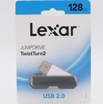 Lexar Jumpdrive TWISTTURN2 Usb 2.0 128 Gb Flash Thumb Storage Sealed Pack. Fixed Price $14.88.