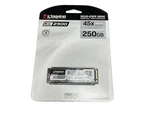 New Kingston Nvme Pcie Ssd -SKC2500M8/250G M.2 2280 Intern. Fixed Price $127.77.