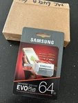 Samsung Microsdxc Evo Plus Memory Card With Adapter 64GB. Fixed Price $13.00.