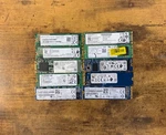 Bulk Lot Of 10 M.2 256GB Ssd Various Samsung Hynix Sandisk Toshiba Etc.. Fixed Price $229.99.