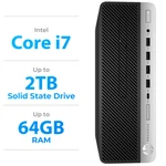 Hp Desktop Computer I7 - Up 64GB Ram, 2TB Ssd, Windows 10/11 Pro Wifi Bt. Fixed Price $379.95.