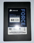 Corsair Force Series CSSD-F60GB3A-BK Solid State Drive. Fixed Price $17.00.