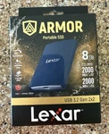 Lexar Armor 700 8TB Portable External Ssd Usb 3.2 Gen 2X2 - Factory Sealed!. Fixed Price $789.00.