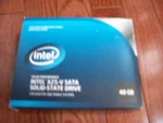 Intel 40GB X25-V Sata Ssd, New Opened Box. Fixed Price $39.99.