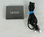 Lexar Solid State External Hard Drive 512GB Silver LPSSD512-101 Tested Works. Fixed Price $49.99.