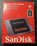 Genuine Sandisk Internal Solid State Drive 64GB SDSSDP-064G 2.5" Sata 6GB/S. Fixed Price $19.99.
