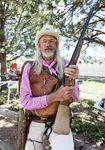 Cheyenne Wyoming Len Peters 2015 Frontier Town Western Reenactor With Rifle. Fixed Price $13.49.