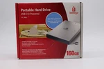Iomega Ego Portable Hard Drive 160 Gb 2.0 Usb Sku 33600- Open Box New. Fixed Price $34.99.