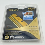 Pny Optima Dual Channel Memory Kit 4 Gb DDR3. Fixed Price $24.99.