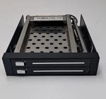 Startech HSB220SAT25B Dual 2.5" Sata Hdd/ssd Hot Swap Bay For 3.5" Drive. Fixed Price $22.00.
