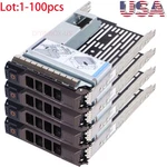 Lot Dell Drive 3.5" 2.5" Adapter Caddy Tray 9W8C4 F238F R320 R420 T610 R530 R630. Fixed Price $264.00.