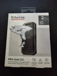 Sandisk PRO-G40 2TB Nvme Usb-c Portable External Ssd (SDPS31H-002T-GBCND). Fixed Price $350.00.
