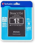 Verbatim 1000GB Usb 3.0 External 2.5" 1TB Powered Store'n'go Hard Drive. Fixed Price $85.32.