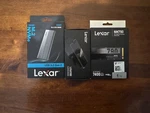 Lexar NM790 1TB Nvme Ssd + External Usb-c Case Heatsink Bundle GEN4. Fixed Price $270.00.