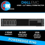 Dell Poweredge R740 8B Sff 2U Server -V1- Choose Cpus/ram/drives Wholesale. Fixed Price $2853.00.