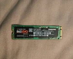 Samsung 860 Evo 2TB M2 M.2 V-nand Ssd MZ-N6E2T0BW Opened Box Item. Fixed Price $309.95.