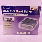 Acom Data External Usb 2.0 Hard Drive 40GB 5400 Rpm New And Sealed. Fixed Price $119.99.