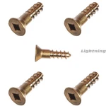 #10 X 2" Silicon Bronze Wood Screws, Flat Head, Square Drive Qty 25. Fixed Price $48.84.