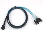 Hd Mini Sas SFF-8643 Host Internal To Sata 7PIN Target Hard Drive Cable Us. Fixed Price $16.95.