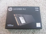 Hp EX900 M.2 (500GB) Pci-express (nvme) Internal Solid State Drive (2YY44AA#ABC). Fixed Price $159.98.