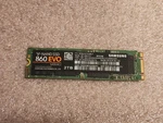 Samsung 860 Evo 2TB M2 M.2 V-nand Ssd MZ-N6E2T0. Fixed Price $209.99.