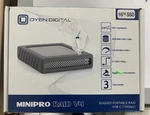 Oyen Digital 16TB Minipro Raid V4 Usb-c Portable Dual Hard Drive. Fixed Price $1599.00.