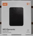 Western Digital Wd Elements 2TB Usb 3.0 Portable External Hard Drive - Blac. Fixed Price $89.95.