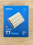 Samsung T7 Shield 2TB Portable Ssd Up To 1050MB/S MU-PE2T0K/AM Beige. Fixed Price $299.99.
