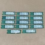 Lot Of 14 Samsung MZNL128HAHQ 128GB M.2 2280 Sata Iii Ssd Used Bulk. Fixed Price $249.80.